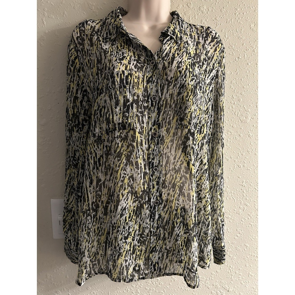 Large Liz Claiborne Multi Top #1167*8